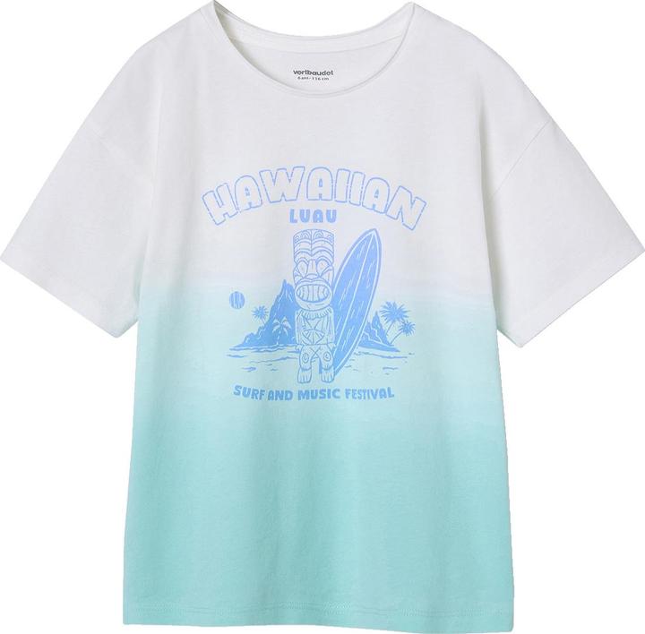 Immagine prodotto Vertbaudet Jungen T-Shirt, Dip-Dye-Look mit Recycling-Baumwolle (86)