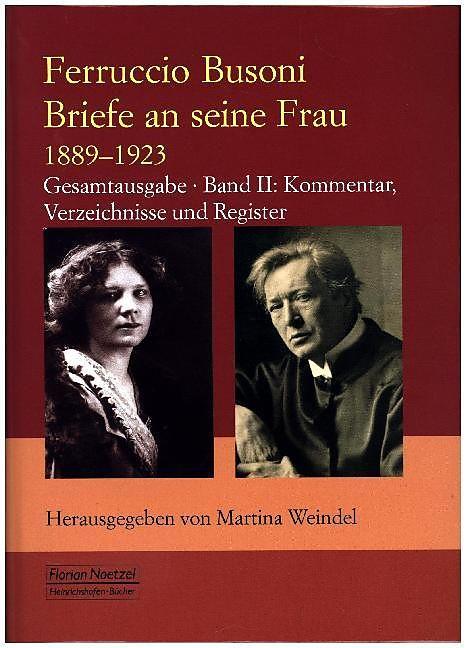 Produktbild Ferruccio Busoni Briefe an seine Frau Band 2 (Deutsch, 2015)