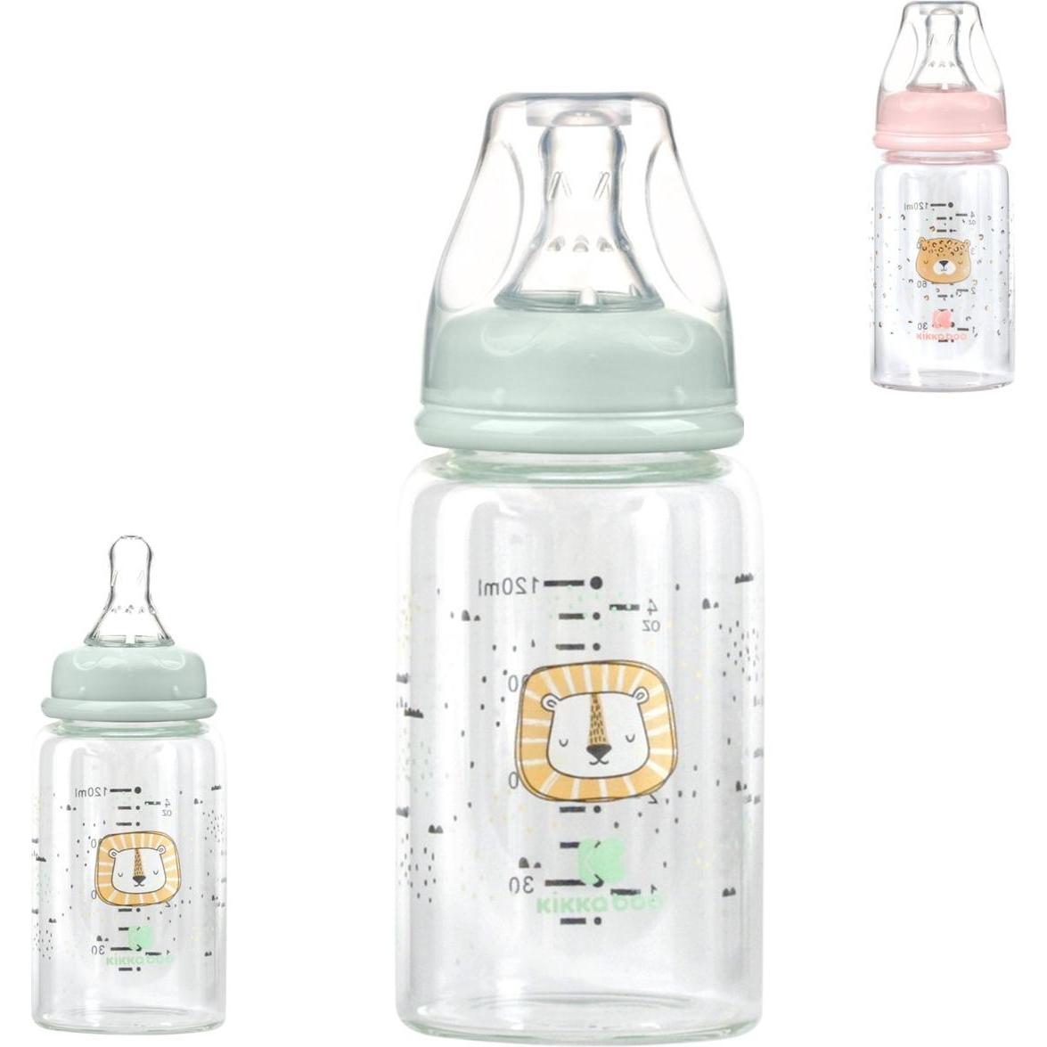 Kikkaboo, Babyflasche, Baby Glasflasche 120 ml Savanna (120 ml)