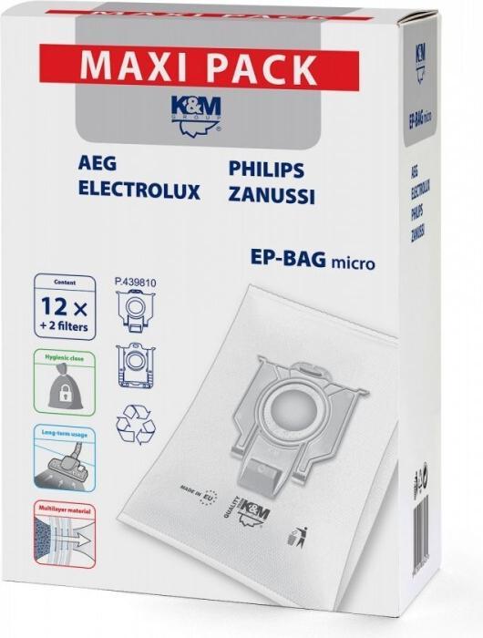 Actual product image K & M Staubsaugerbeutel (4 x)