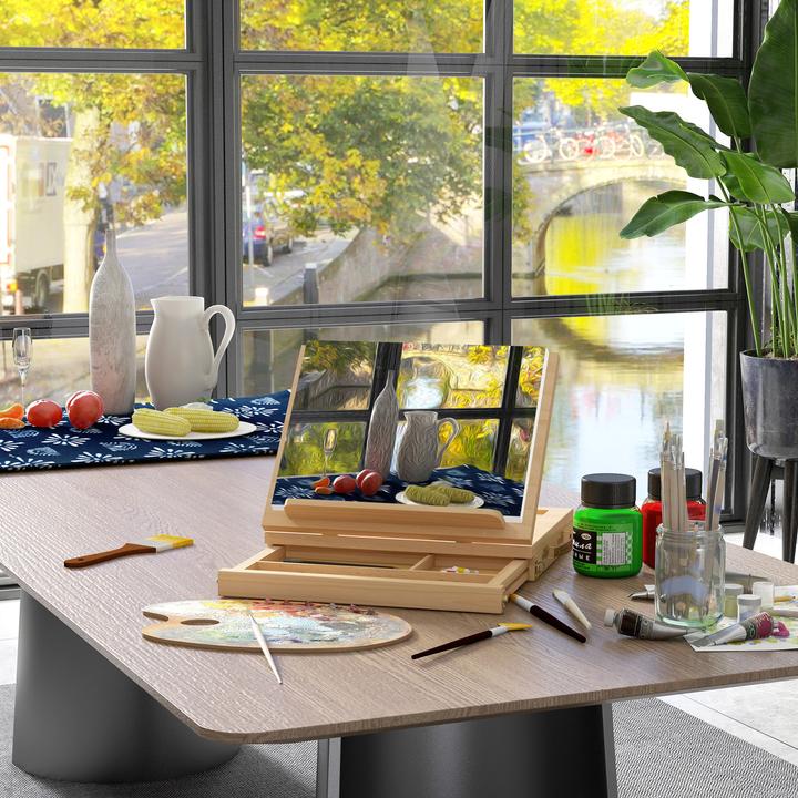 Actual product image Vinsetto Table easel Suitcase easel