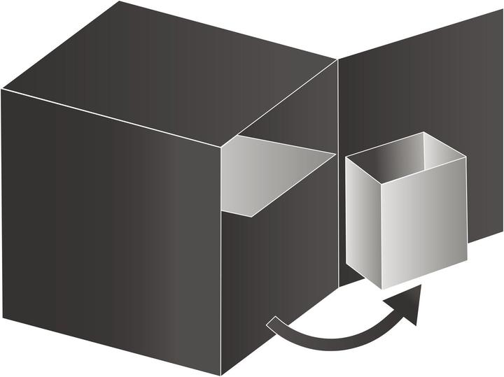 Produktbild Blanco Einbau Schwenkmülleimer 20l Singolo XL + Deckel, Mülleimer hängend KB 400 (20 l)