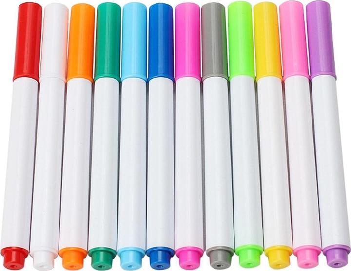 Image du produit JTI Crayons à effacer pour planches à découper en verre/poulet - 12 pièces