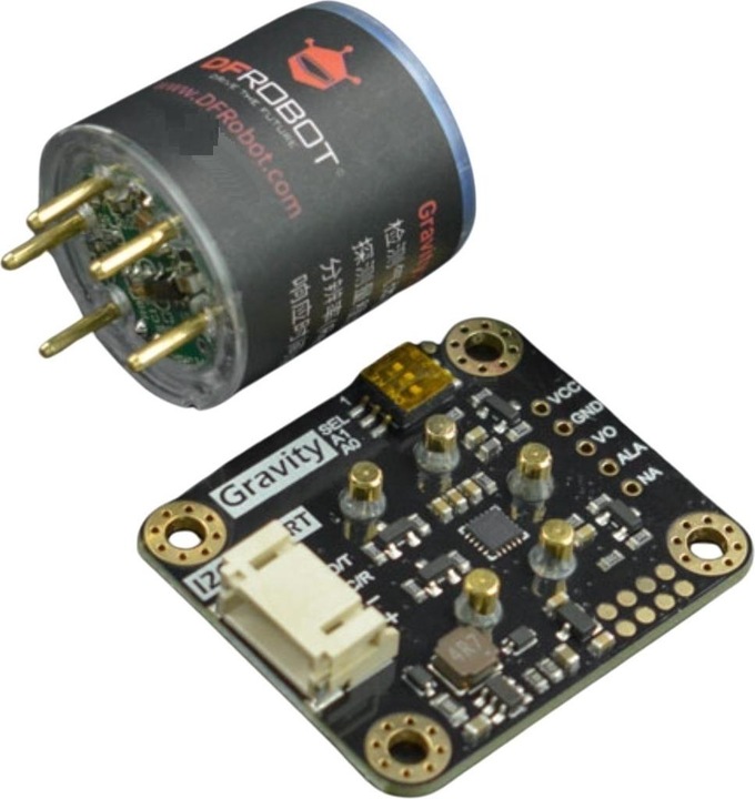 Image du produit DFRobot Gravity SO2 Capteur de dioxyde de soufre I2C et UART
