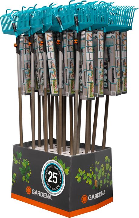 Productafbeelding Gardena combisystem compleet aanbod (hark bezem + cultivator + basisbalk Flex + steel