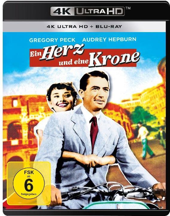 Produktbild Ein Herz und eine Krone - 4K (4k Blu-ray, 1953, Deutsch)