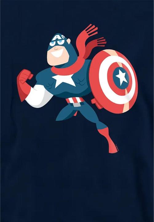 Produktbild Captain America Holiday Outfit Kapuzenpullover Zum Überziehen (116)