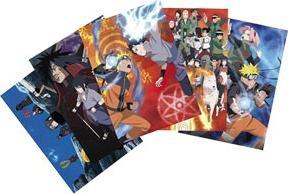 Actual product image ABYstyle NARUTO SHIPPUDEN - Postcards - Set 1 x5 14,8x10,5