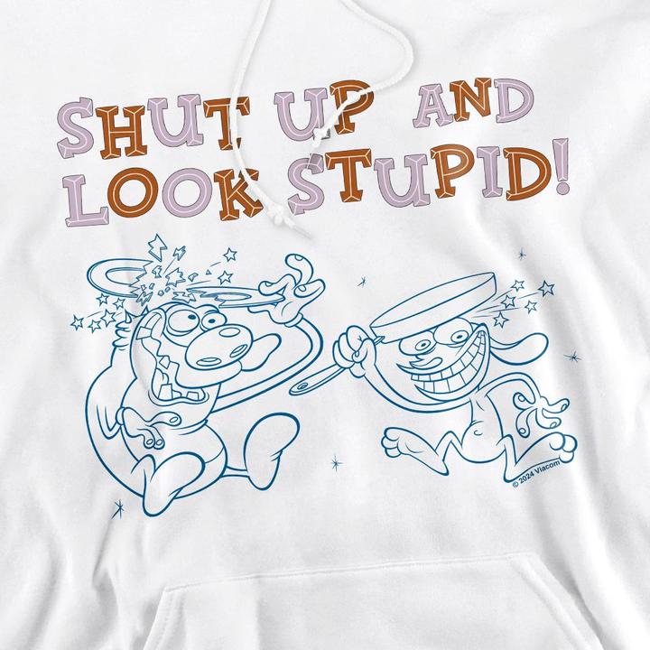 Produktbild Ren & Stimpy Shut Up And Look Stupid! Kapuzenpullover (M)
