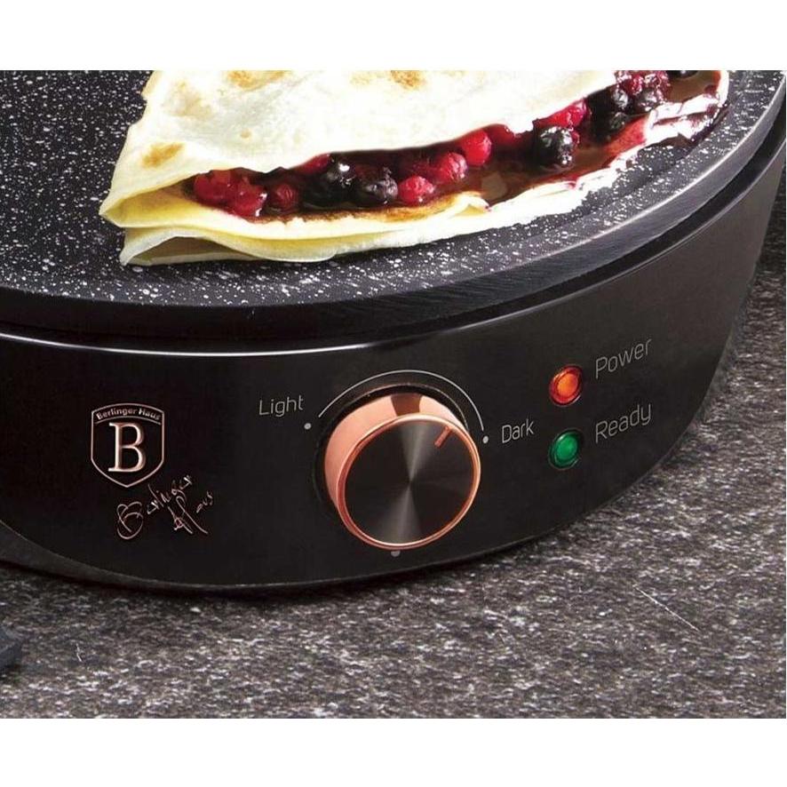 Thumbnail - BerlingerHaus Pfannkuchenbäcker Black Rose Collection, Fun Kitchen, Schwarz