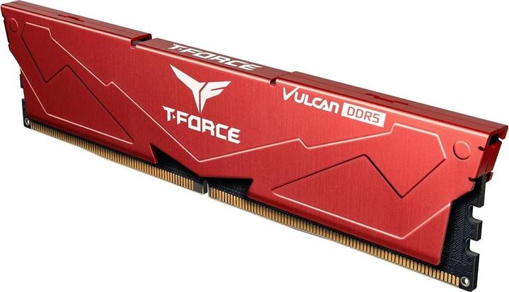 Actual product image Team Group VULCAN FLRD532G6000HC30DC01, 32 GB, 2 x 16 GB, DDR5, 6000 MHz, 288-pin DIMM, Rot (2 x 16GB, 6000 MHz, DDR5 RAM, DIMM)