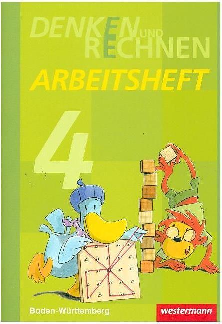 Produktbild Denken und Rechnen 4. Ausgabe 2016. Arbeitsheft. BW (Deutsch, Amelie Nassall, Angelika Elsner, Beate Quendt, Dieter Klöpfer, Kerstin Konrad, Nadine Raisch, Nicole Schmidt, Tina Klauke, Ulrike Brunner, 2017)