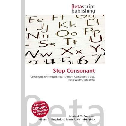 Thumbnail - Stop Consonant, Fachbücher