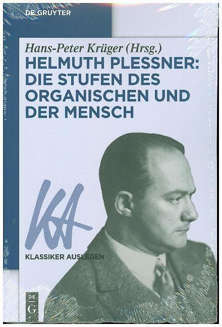 Produktbild Helmuth Plessner: Die Stufen des Organischen und der Mensch (Deutsch, Hans-Peter Krüger, 2017)