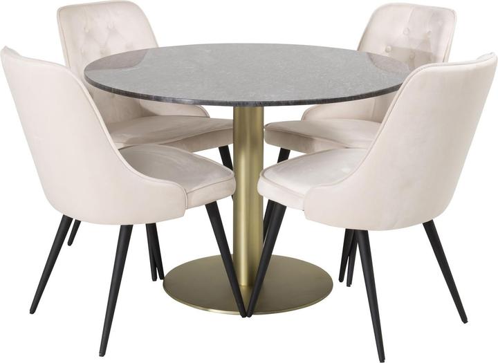 Produktbild Ebuy24 Essgruppe Estelle 17 (5-teilig) (Marmor)