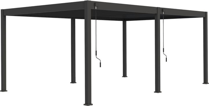 Produktbild Weide Pergola Deluxe Plus 4x6m mit Lamellendach Anthrazit (400 cm, 600 cm)