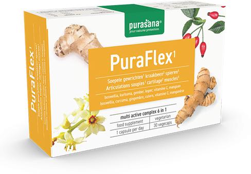 Actual product image Purasana PuraFLEX 6 in 1 Vitamin Complex Vegetarian (30 Piece, Capsules, 13.50 g)