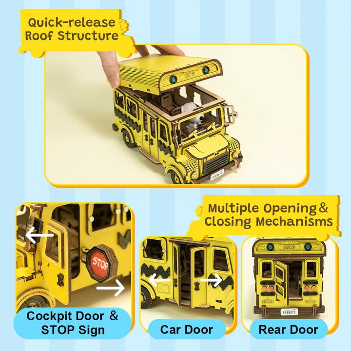 Immagine prodotto Pantasy Die Peanuts Puremind Bauset School Bus
