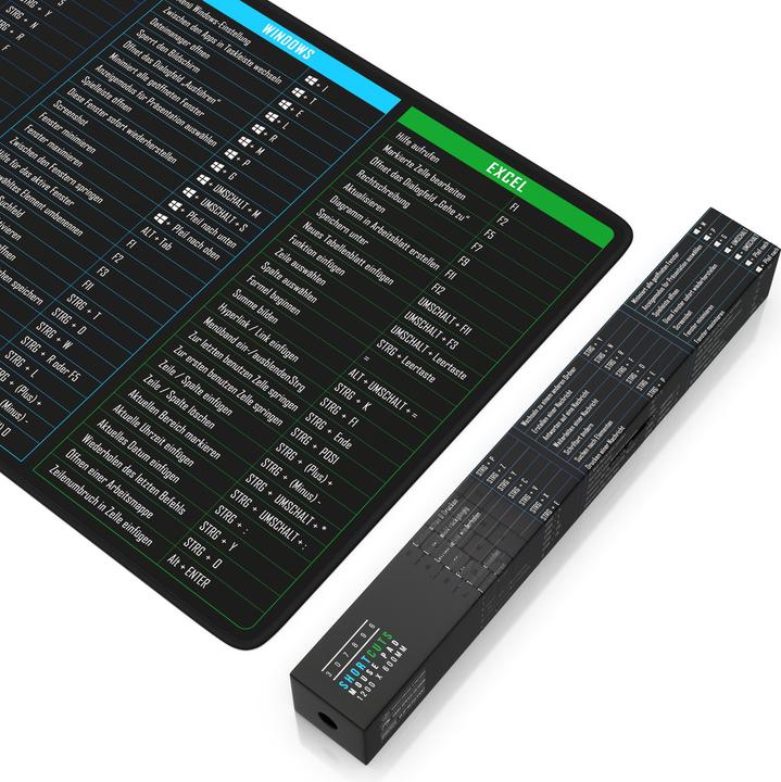 Produktbild Titanwolf Mauspad XXXL Gaming Mousepad 1200 x 600 x 3 mm, Schreibtischauflage, rutschfest, JapanInk Painting (XXL)