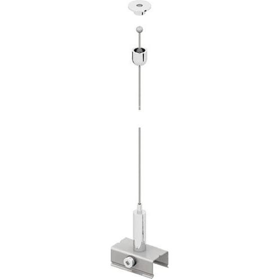 LTS, Kabelbinder, Drahtseil-Abhänge-Set 1,5m 660310 für ONETrack Stromschiene Länge 1500mm (1500 mm, 1 Stk.)