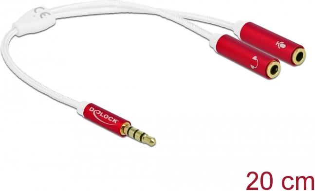 Actual product image Delock headphone adapter