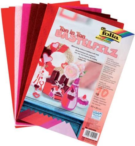 Actual product image Folia Craft felt tone on tone
