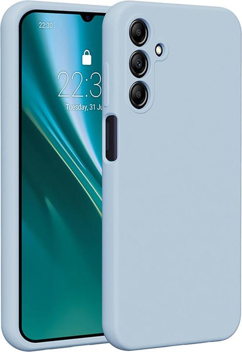 Actual product image Etteri Silicone case for Samsung Galaxy A15 4G / A15 5G light blue (Samsung Galaxy A15 5G)