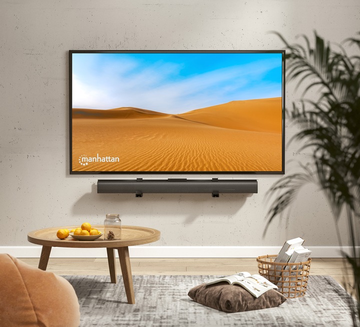 Produktbild Manhattan Universal Soundbar-Halterung Wand- / VESA-Montage (1 Stk., Wandmontage, Höhenverstellbar)