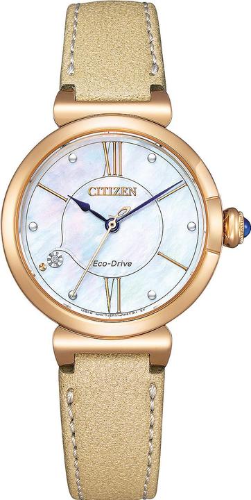 Actual product image Citizen EM1073-18D Eco-Drive Elegance Ladies Watch 30mm 5ATM (Analogue wristwatch, 30 mm)
