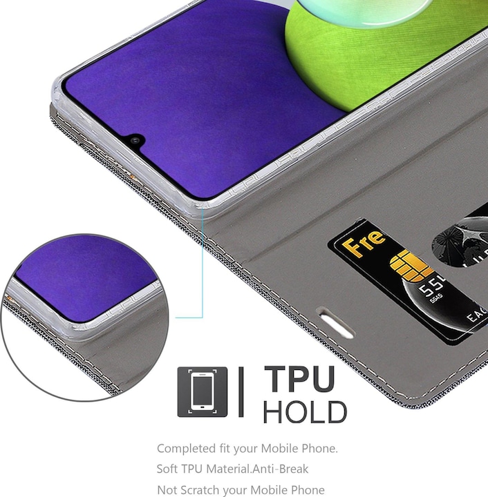 Actual product image Cadorabo Jeans Book Cover (Samsung Galaxy M22, Samsung Galaxy A22, Samsung Galaxy A32)