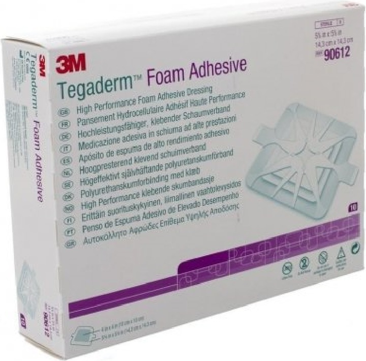 Image du produit 3M Compresse de mousse Foam HP 10x10cm adhésive (10 pcs) (10 x)
