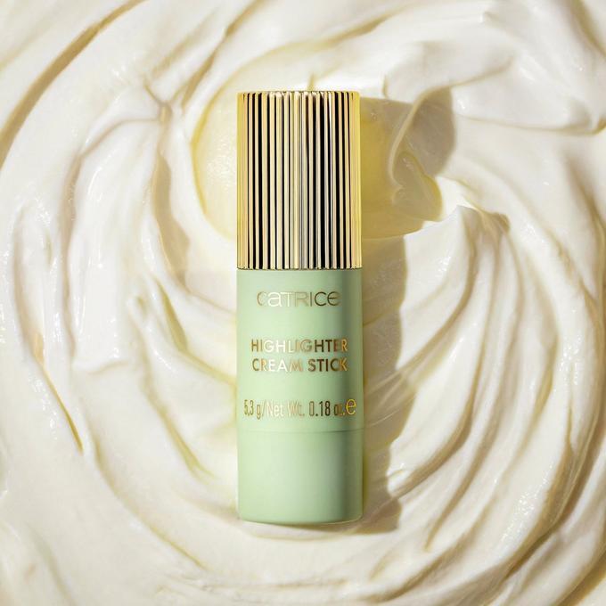 Actual product image Catrice PISTACHIO CREAM DELIGHT Highlighter Cream Stick (C01, Glaze of Glory, Highlighter)