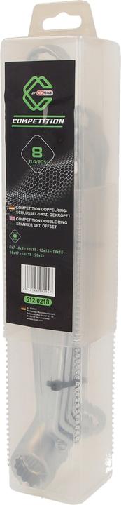 Actual product image KS Tools 512.0218 512.0218 COMPETITION Doppel-Ringschlüssel-Satz Doppel-Ringsch