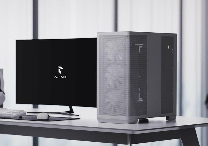 Immagine prodotto AeroCool Geh Midi APNX C1 MicroATX/ATX/MiniITX o.N. (bianco) (mATX, ATX, Mini-ITX)