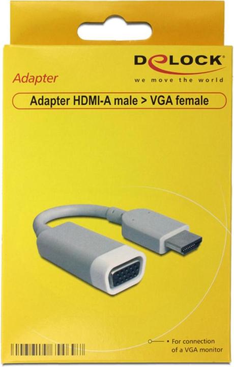 Produktbild Delock Monitoradapter HDMI-A zu VGA (VGA, 15 cm)