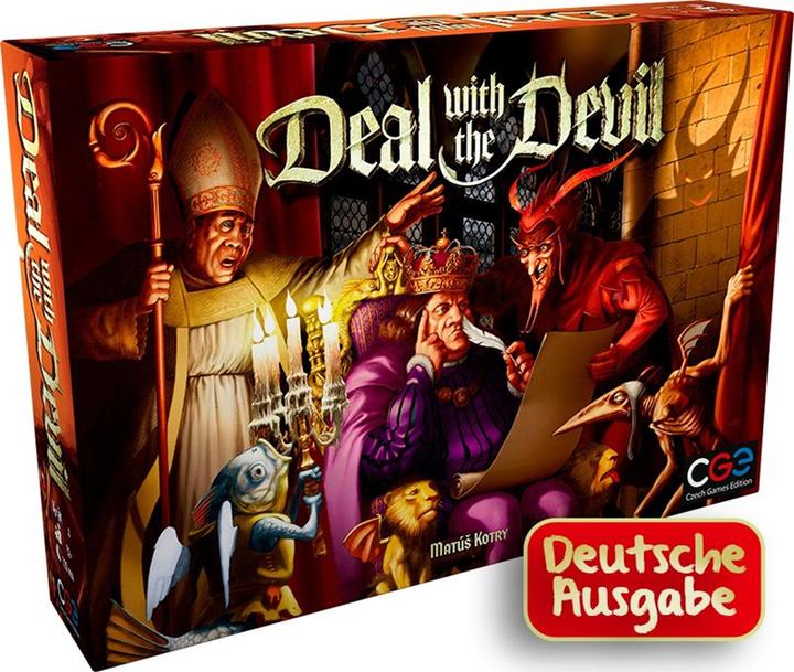 Czech games edition Deal with the Devil, board game, for 4 players, from 14 years (DE edition)