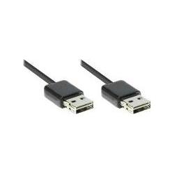 Thumbnail - Good Connections Anschlusskabel USB 2.0 High-Speed EASY A Stecker an A Stecker, schwarz, 0,5m, (0.50 m, USB 2.0), USB K...