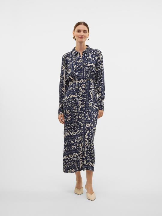 Immagine prodotto Vero Moda VMGIDDE Langes Kleid Hemdblusenkleid (S)
