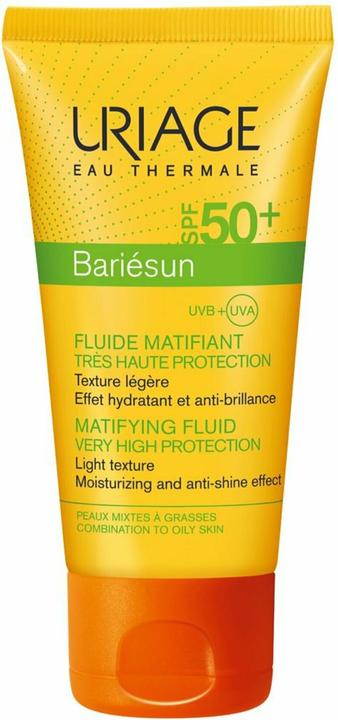 Uriage Bariésun Matte Fluïde SPF50 (Zonnecrème gezicht, SPF 50, 50 ml, 74 g)