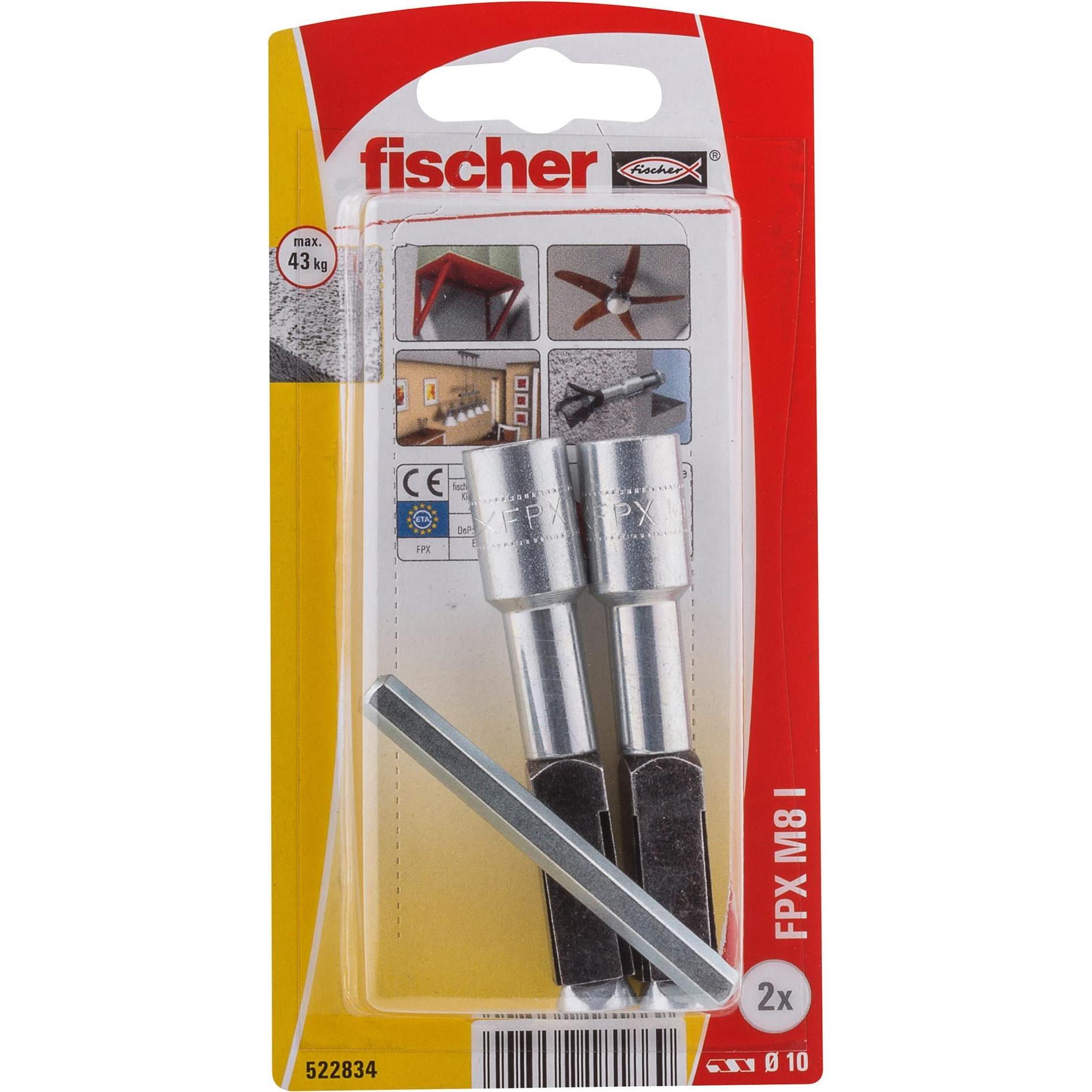 Fischer, Dübel, Porenbetonanker FPX M8 (2 Stk.)