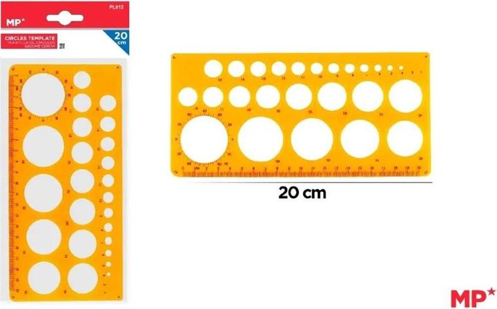 Produktbild Panta Plast Schablone zum Zeichnen von Kreisen 20cm (20 cm)