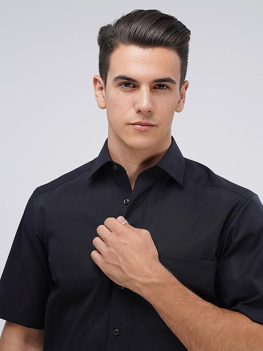 Produktbild Olymp Hemd Luxor New Kent chwarz 1/2 arm Gr.43