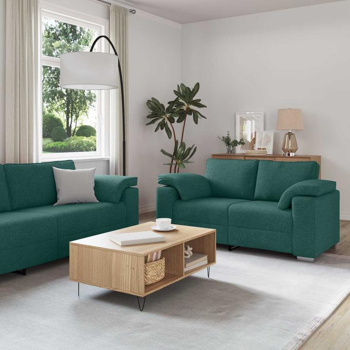 Actual product image vidaXL Leinen Sofa (2 person sofa, 3-seater)