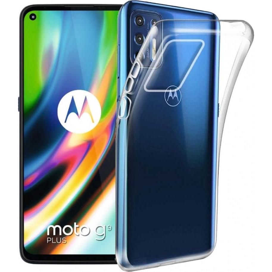 Screenguard Motorola Moto G9 Plus Flexible TPU Clear Case (Motorola Moto G9 Plus), Smartphone Hülle, Transparent