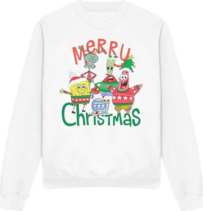 Produktbild Spongebob Squarepants Merry Christmas Sweatshirt (M)