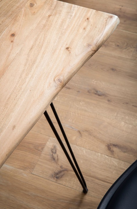 Produktbild FineBuy Schreibtisch Bürotisch 150 cm Akazie Massivholz Computertisch Baumkante