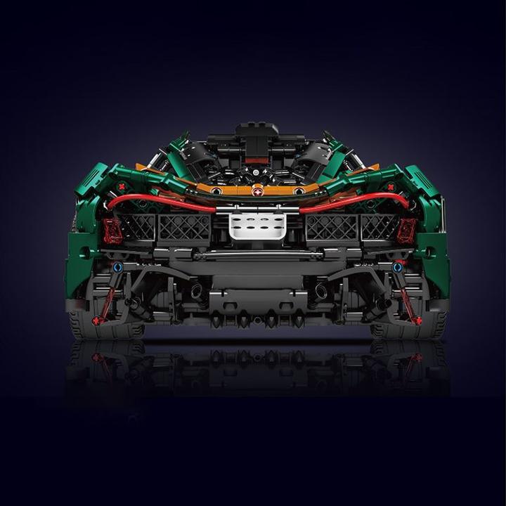 Actual product image Mould King P1 Hypercar Green