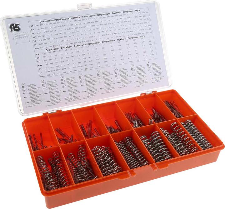 Produktbild RS PRO Federnsortiment 180Stück