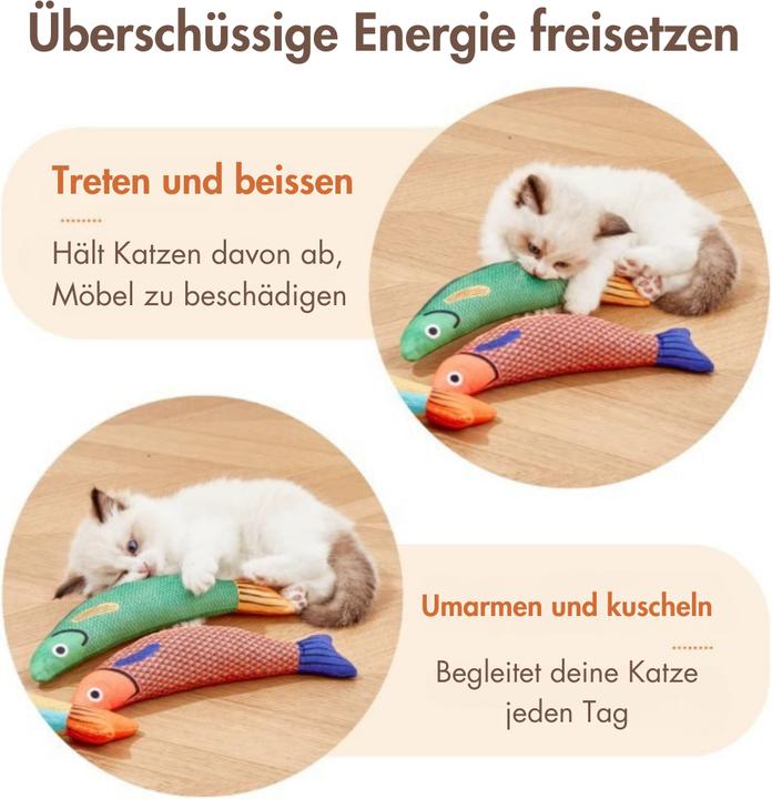 Image du produit Suba Poisson de simulation (Jouet en peluche chat)