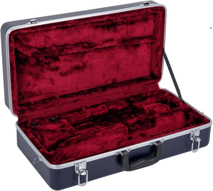 Actual product image Crossrock ABS HardShell Case for Trumpet with Single Shoulder StrapBlue CRA862TRBL (Trumpets)